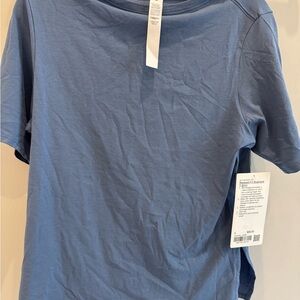lululemon athletica Blue Short Sleeve Tee